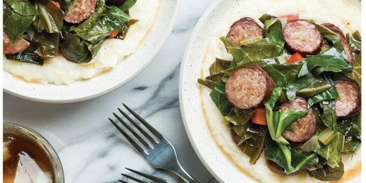 Andouille and Greens
